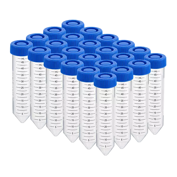 50ml Centrifuge Tube, Plug-seal Cap, PP Tube, Non-Sterile, DNase & RNase free, Conical Bottom, Bulk Pack