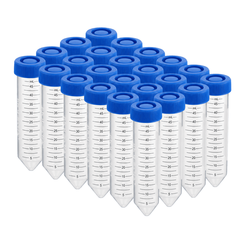 50ml Centrifuge Tube, Plug-seal Cap, PP Tube, Non-Sterile, DNase & RNase free, Conical Bottom, Bulk Pack