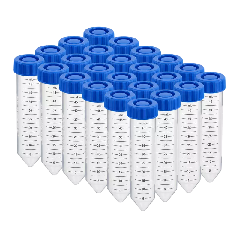 50ml,  Centrifuge Tube,  Plug-seal Cap,  PP Tube,  Sterile,  DNase & RNase free,  Conical Bottom,  Bulk Pack,  25 Tubes/Bag,  20 Bags/Case