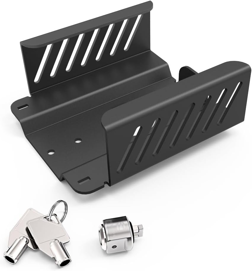 Compulocks Apple TV Security Mount for 4th Gen & 4K (1st-2nd Gen, 2018-2021) - Secure Mount Bracket with Cable Management