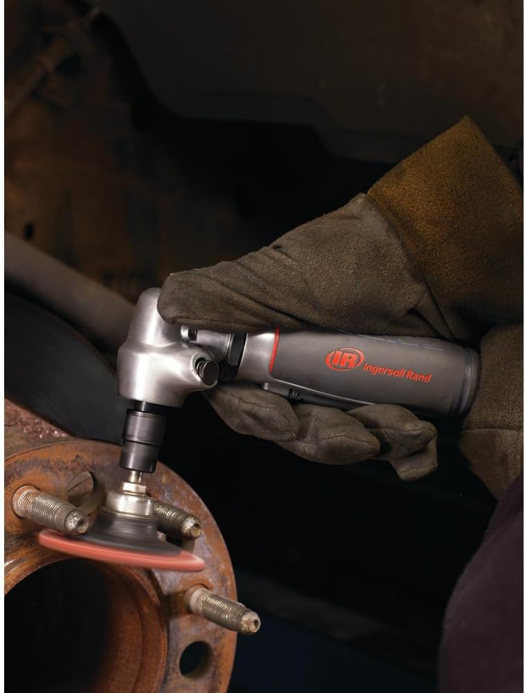 Ingersoll Rand 5102MAX Air Die Grinder – Right Angle, Ergonomic Grip, 0.4 HP and 20,000 RPM Motor, Lightweight Tool, Spindle Lock, Grey 5102MAX - Angled Die Grinder 5102MAX Max Angle Grinder Grinder