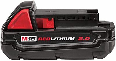 MILWAUKEE M18 18V REDLITHIUM 2.0 Ah Battery Pack (48-11-1820)