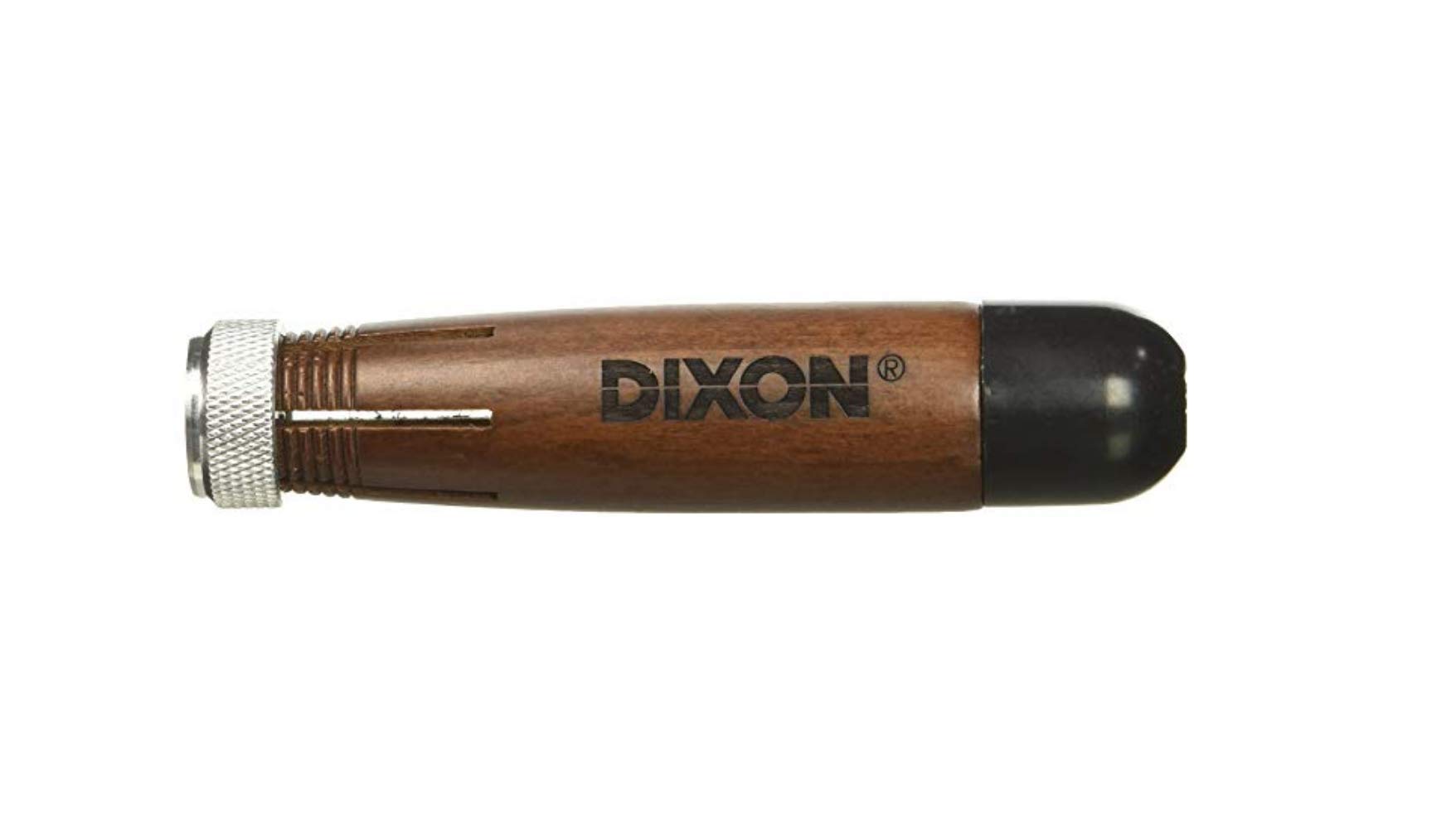 Dixon - DIX00500 Industrial Lumber Crayon Holder for 1/2" Round or Hexagonal Crayons, Wood with Metal Chuck, Walnut