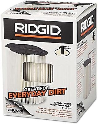 RIDGID VF4000 Standard Filter for Wet/Dry Vac 5 gallon and up