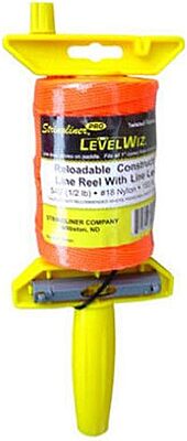 COMPANY 24406 Twisted 540-Feet Reloadable Level Line Reel, Fluorescent Orange