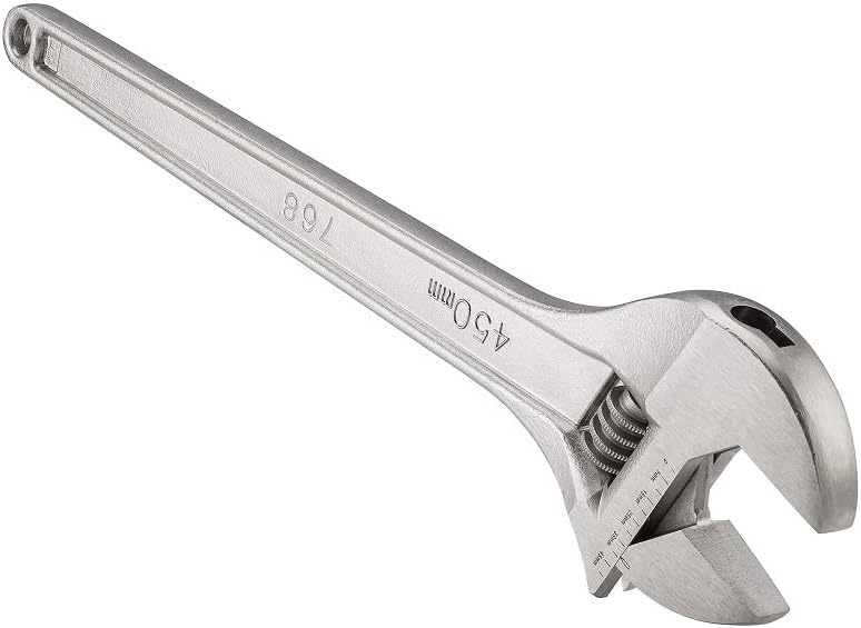 Ridgid 86927 768 Adjustable Wrench, 18" Large Adjustable Wrench For Metric & SAE