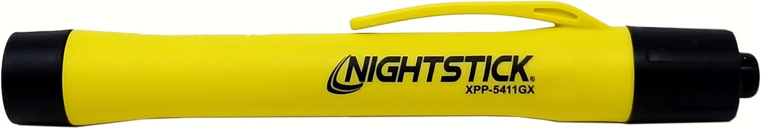 Nightstick XPP-5411GX Intrinsically Safe Penlight w/Helmet Mount - 2 AAA - Green - UL913