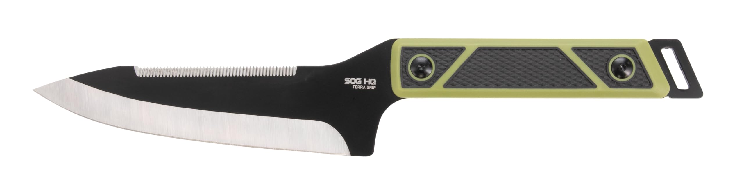 SOG Terragrip Camp Knife/HQ Edition/6.7" Blade/Trap Blister