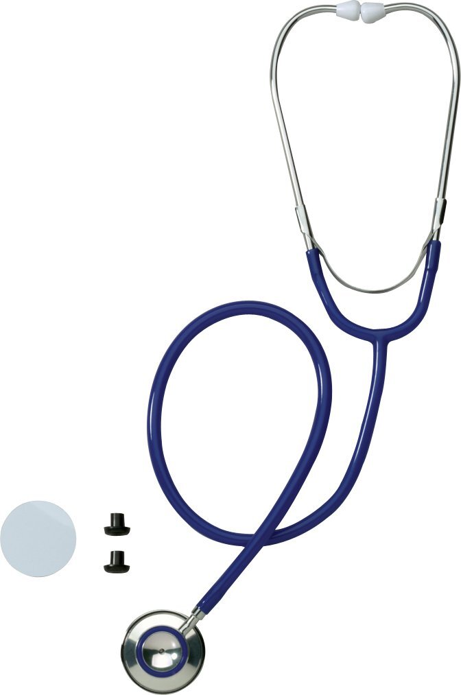 MEDLINE Dual-Head Stethoscope, 22" Tubing, Lightweight & Durable