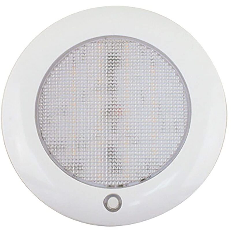 Scandvik Slim 5" Dome Light - Warm White/Red - 10-30V