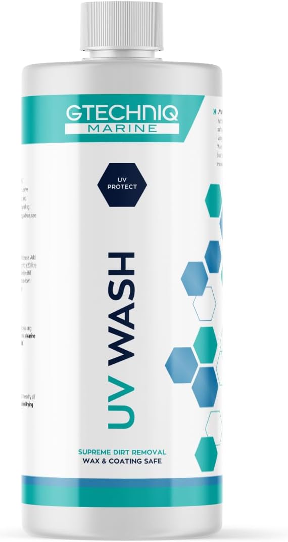 Gtechniq Marine UV Wash concentrate for Boats, Yachts and Jet Skis, Cleans Marine Paint