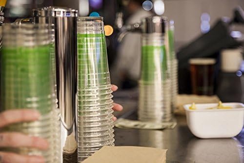 Planet+ 100% Compostable PLA Lids for 9/12/16/20/24-Ounce Clear Cold Cups, Flat Style, 1000-Count Case