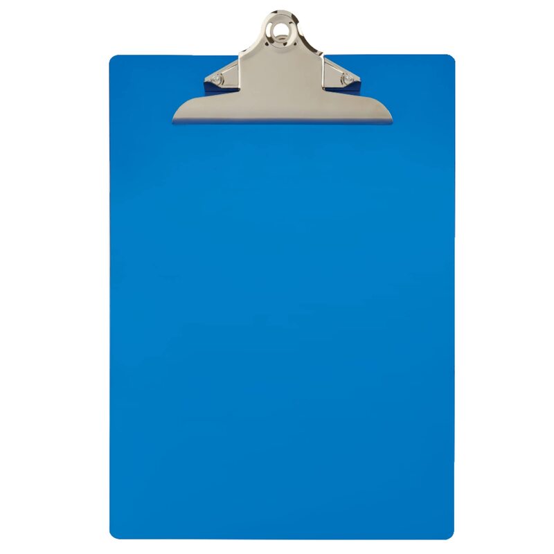 Office Depot® Brand Aluminum Clipboard, 12" x 9", Blue