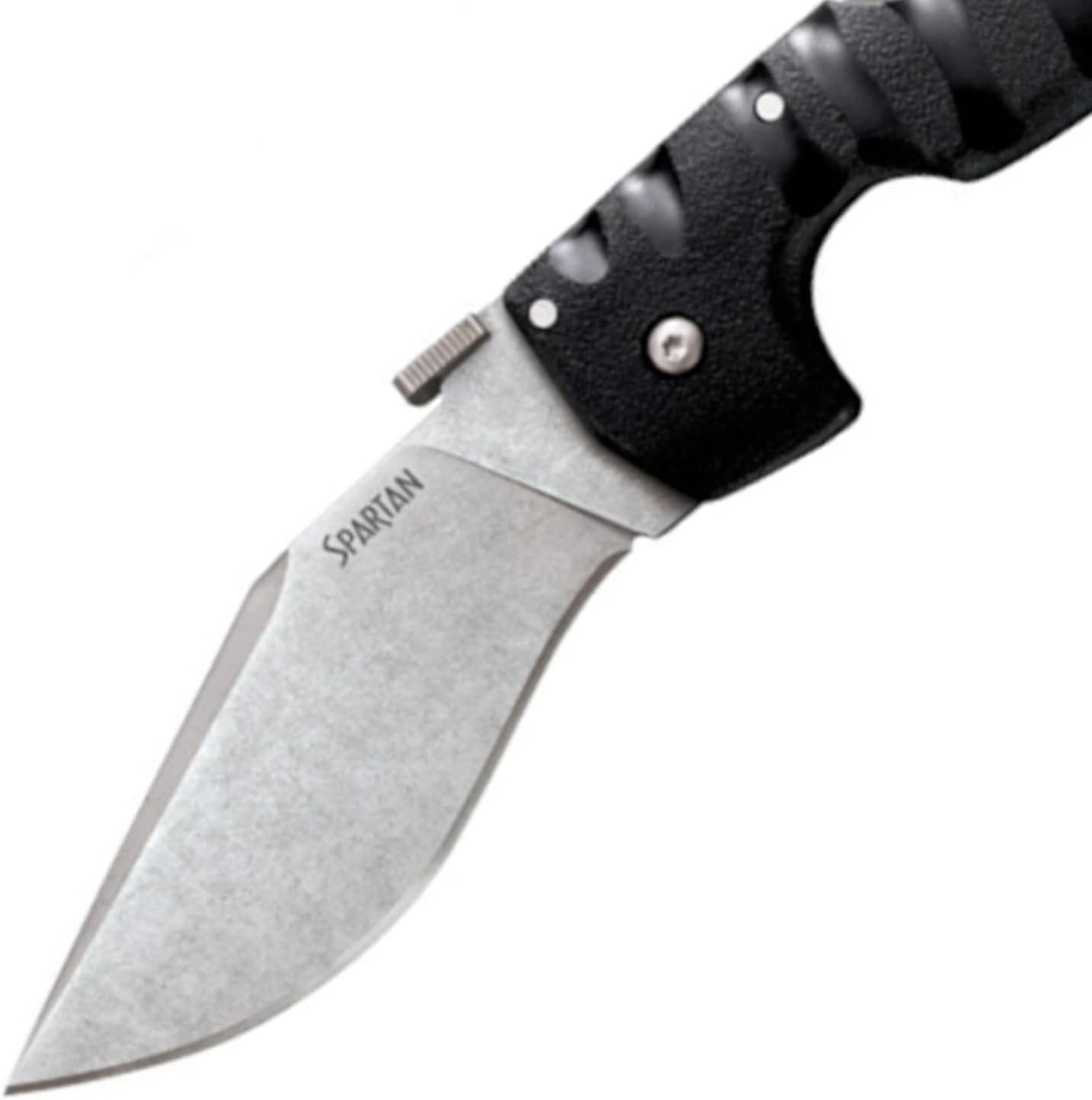 COLD STEEL Spartan 4.5 in Japanese AUS10A Blade Tactical Pocket Folding Knife withTri-Ad Lock and Griv-Ex Handle withSteel