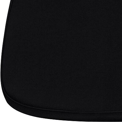 Flash Furniture Soft Black Fabric Chiavari Chair Cushion Black 1 Count (Pack of 1)
