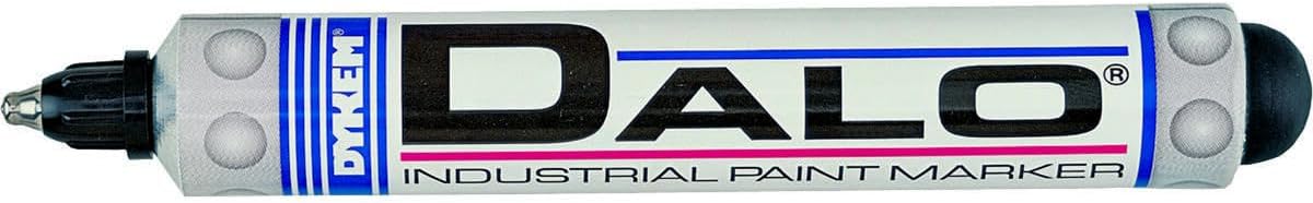 DALO Industrial Paint Marker, Black, Medium Tip