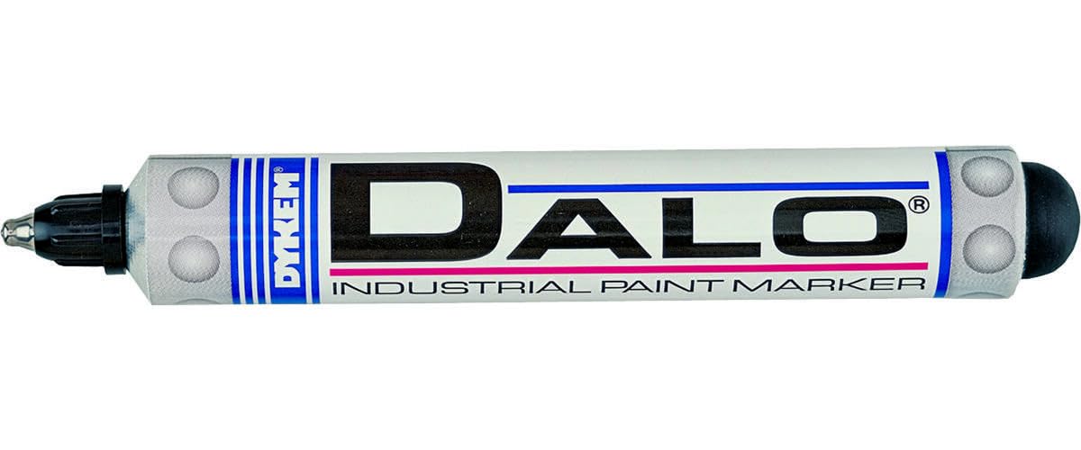 DALO Industrial Paint Marker, Black, Medium Tip