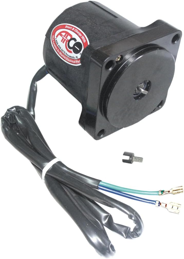Arco 6241 Tilt Trim Motor for BRP-OMC 60, 70, 90, 115, 150, 175, 2000 (1991+), 120 (1991-1994), 50 3-Cyl (1995+), 60