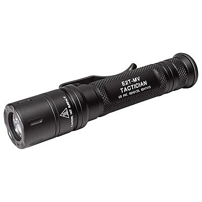 SureFire E2T-MV Tactician High-Output LED Flashlight with Maxvision, Black