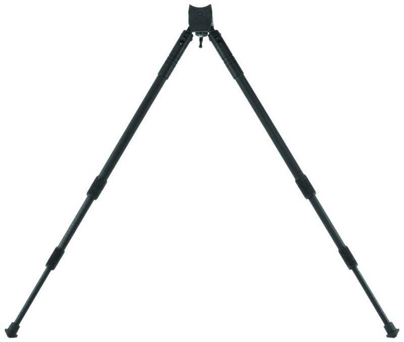 Caldwell Prone and Sitting Bipods with Adjustable Legs and Slim Folding Design for Easy Transport, Rifle Stability