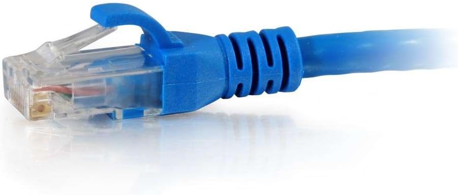 C2G 10313 Cat6 Cable - Snagless Unshielded Ethernet Network Patch Cable, TAA Compliant, Blue (3 Feet, 0.91 Meters)