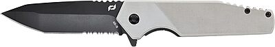 Schrade Delta Class Shudder Folder 8in with 3.5in AUS-10 Steel Blade and Aluminum Handle for EDC