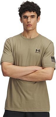 UNDER ARMOUR Men's Freedom Flag Short Sleeve T Shirt