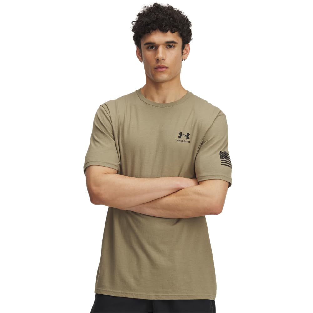 UNDER ARMOUR Men's Freedom Flag Short Sleeve T Shirt