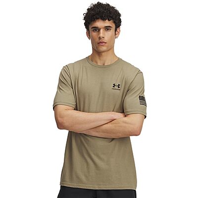 UNDER ARMOUR Men's Freedom Flag Short Sleeve T Shirt