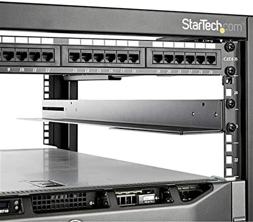 StarTech.com 1U 19 inch Server Rack Rails - 24-36 inch Adjustable Depth - Universal 4 Post Rack Mount Rails