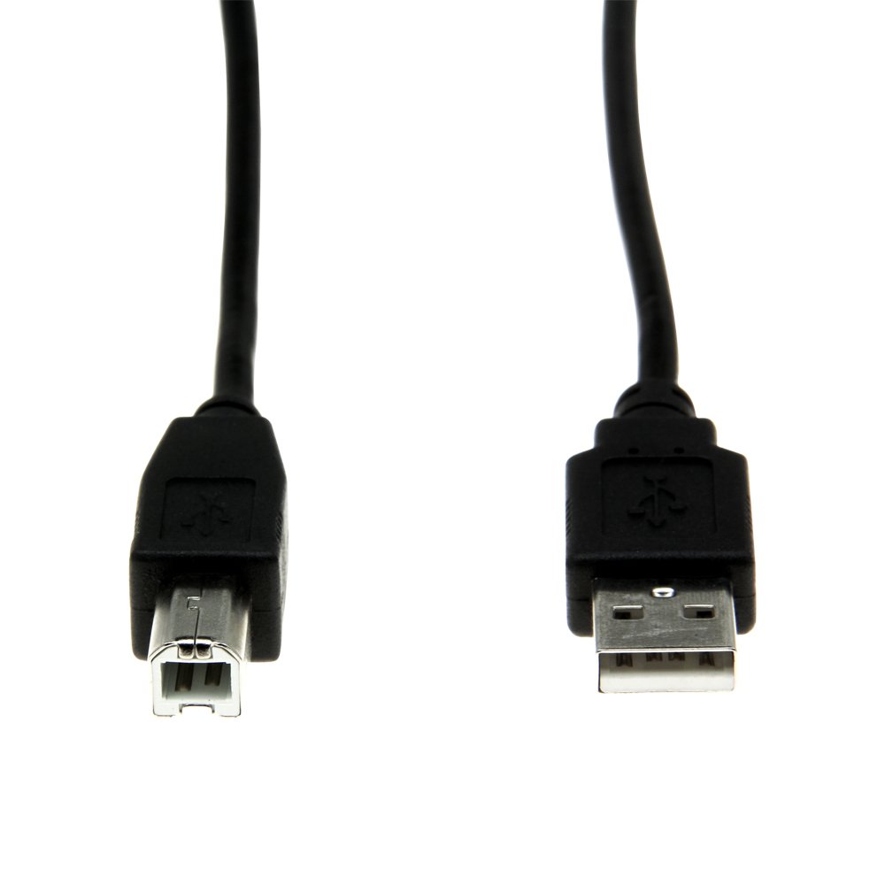 Rocstor Y10C116-B1 Premium High Speed USB 2.0 – 6 ft. USB Cable - 4 pin USB Type A (M) - 4 pin USB Type B (M)