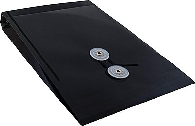 JAM PAPER Open-End Plastic Envelopes, Button & String