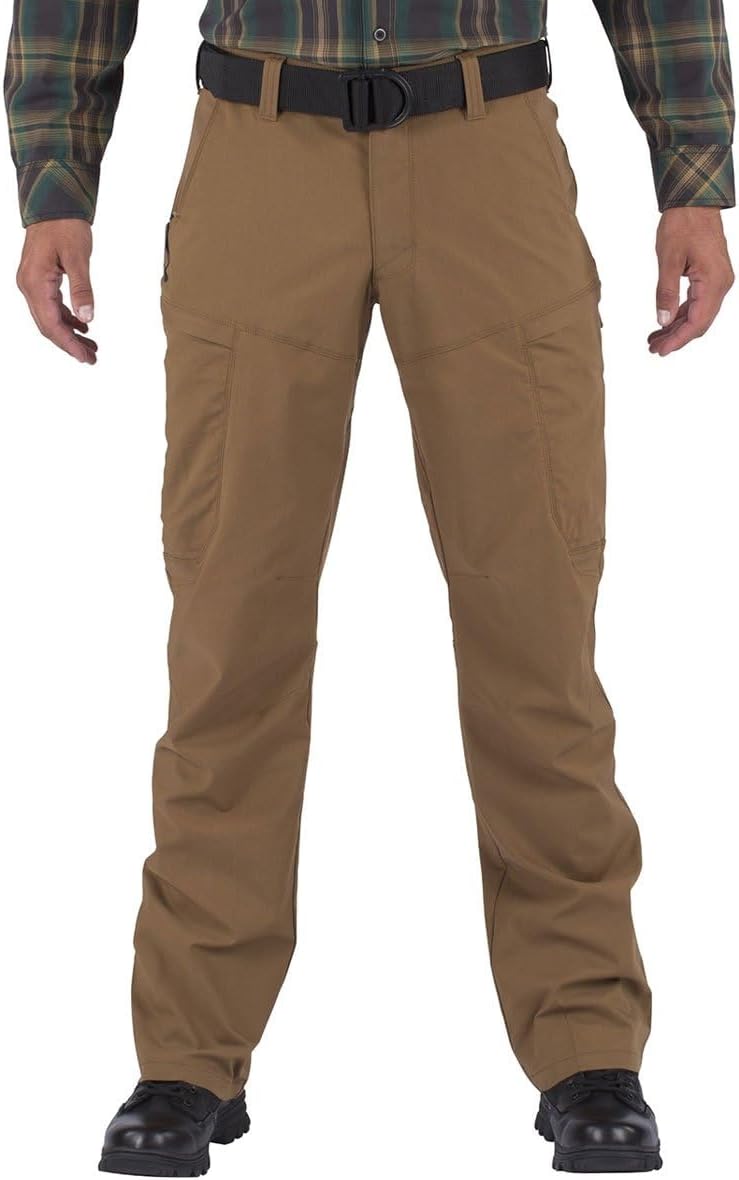 5.11 Tactical Men's Apex Pants, Regular Fit, Gusseted, 10 Pockets, Style 74434ABR