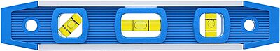 Empire 581-9 9-Inch Dark Blue Aluminum-Sided Dark Blue Torpedo Level with Overhead Viewing Slot