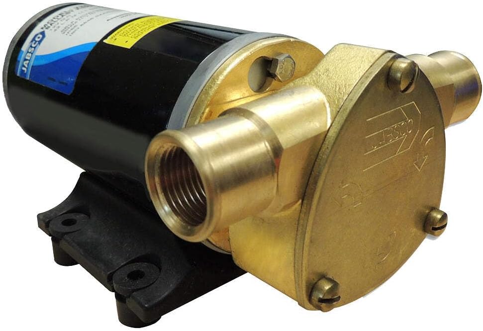 Jabsco Ballast King Bronze DC Pump with Deutsch Connector - No Reversing Switch - 15 GPM