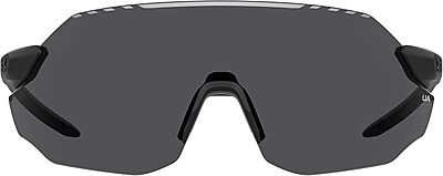 Under Armour Adult Ua Halftime Shield Sunglasses Matte Black/Black 99 Millimeters