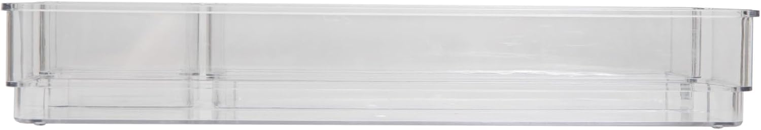 Martha Stewart Plastic Stackable Office Desk Drawer Organizers, Set of 6