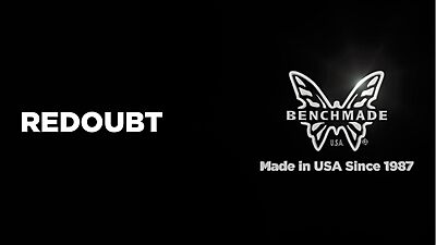 Benchmade - Redoubt Serrated Folding Knife with Ranger Green/Forest Grivory Handle (431SBK-1)