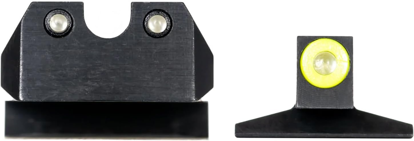 NIGHT FISION Standard Height Perfect Dot Tritium Night Sight Set for 1911