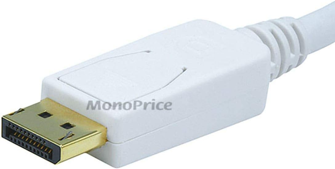MONOPRICE DisplayPort to VGA Cable with Active Converter, 28AWG, Gold-Plated