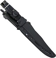 SOG Tech Bowie Fixed Blade Knife for Warfighters & Outdoor Enthusiasts | AUS-8 Steel Blade & Kraton Rubber Handle