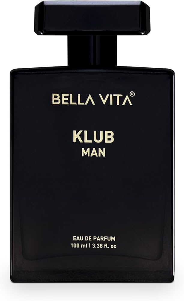 Bella Vita Luxury Klub Men Eau De Parfum Liquid Perfume With Lemon, Rose And Vanilla|Musky And Spicy Long Lasting Premium Edp Fragrance Fresh Scent, 100Ml