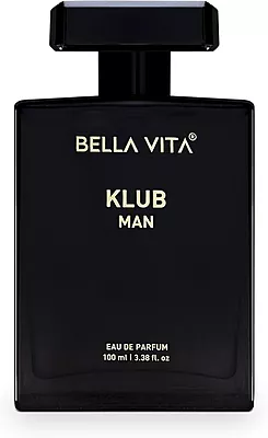 Bella Vita Luxury Klub Men Eau De Parfum Liquid Perfume With Lemon, Rose And Vanilla|Musky And Spicy Long Lasting Premium Edp Fragrance Fresh Scent, 100Ml