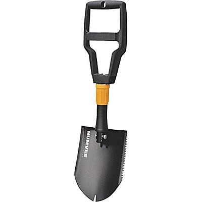 Humvee CampCo Folding Shovel, Nail Puller & Sawtooth, Survival Gear, Military Style, Snow Shovel, Camping Gear, Tactical