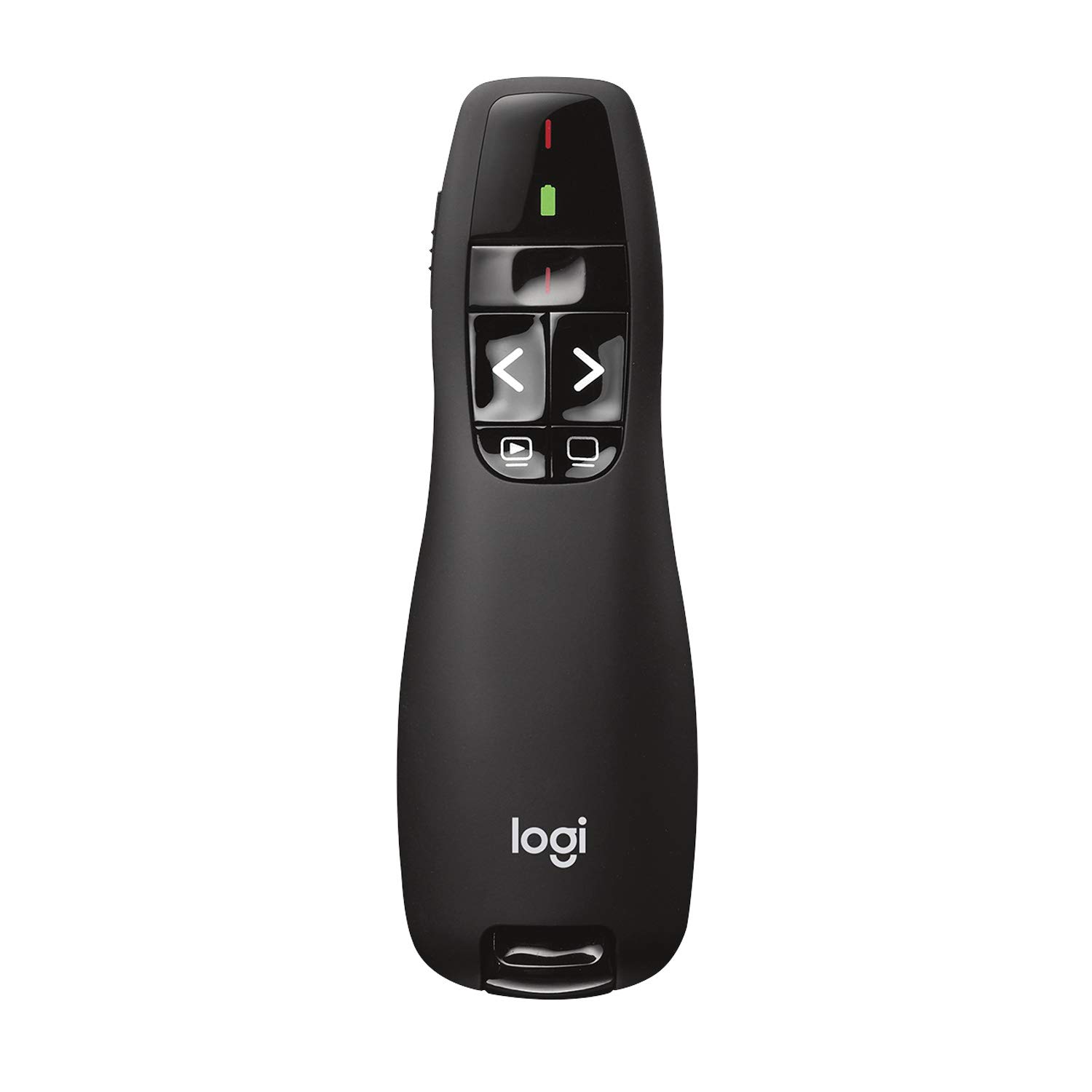 Logitech Wireless Presenter R400, PowerPoint Clicker with Laser Pointer