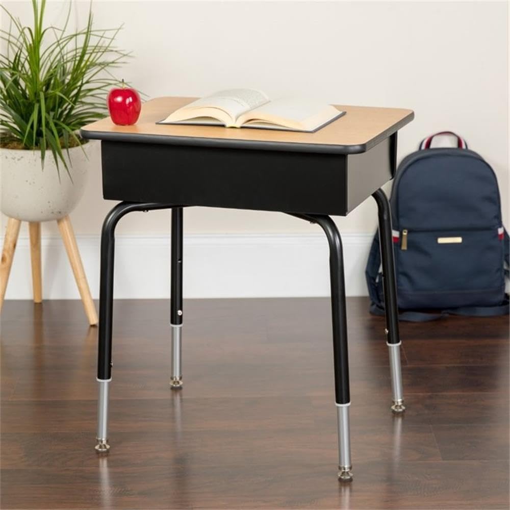 Flash Furniture Billie Open Front Student Desk for Classrooms or Remote Learning