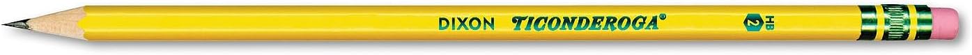 Ticonderoga Woodcase Pencils, #2 (HB), Yellow — 96-Count