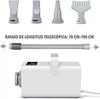 Secadora para Perro de Pelo Profesional con Visualización LED,