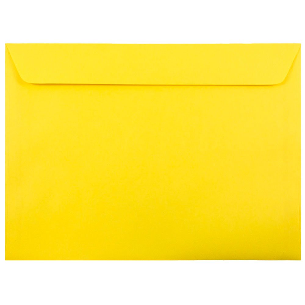 JAM Paper 9 x 12 Booklet Envelopes with Gummed Seal
