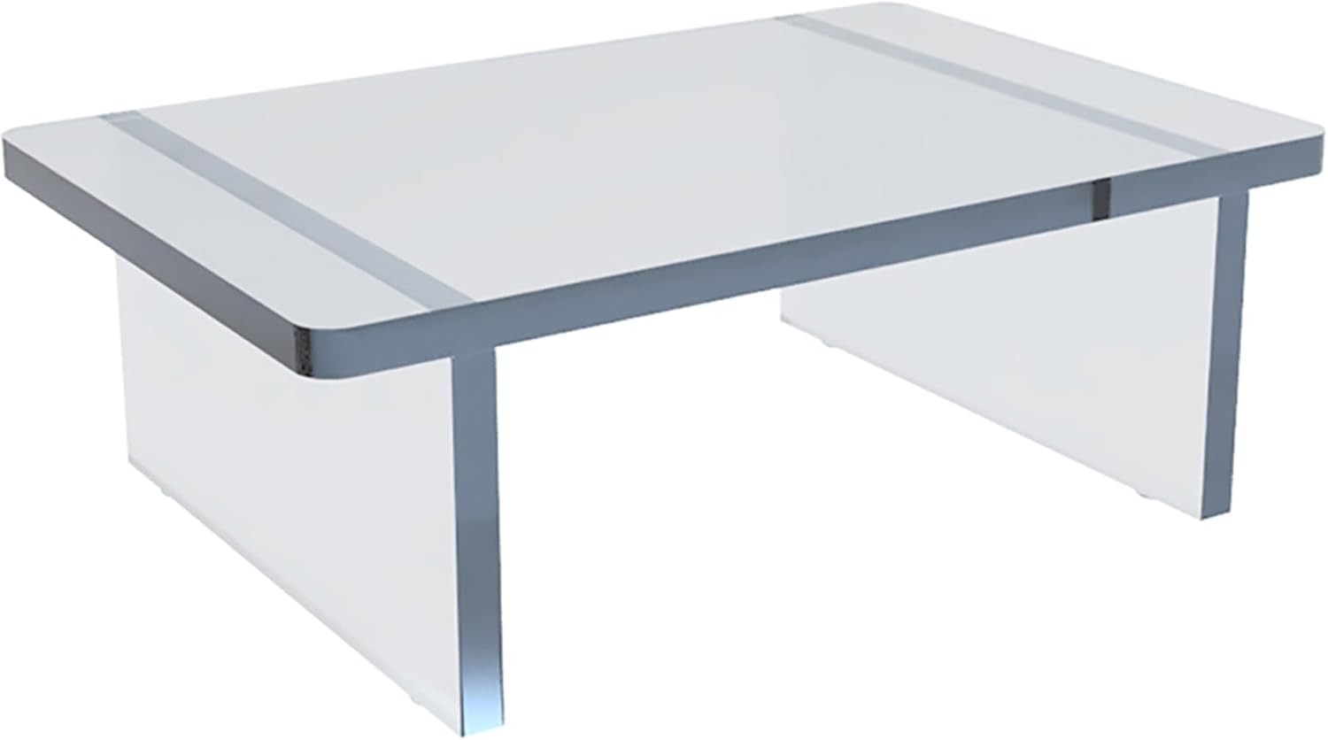 Azar Displays Deluxe Acrylic Monitor Riser Display, Clear